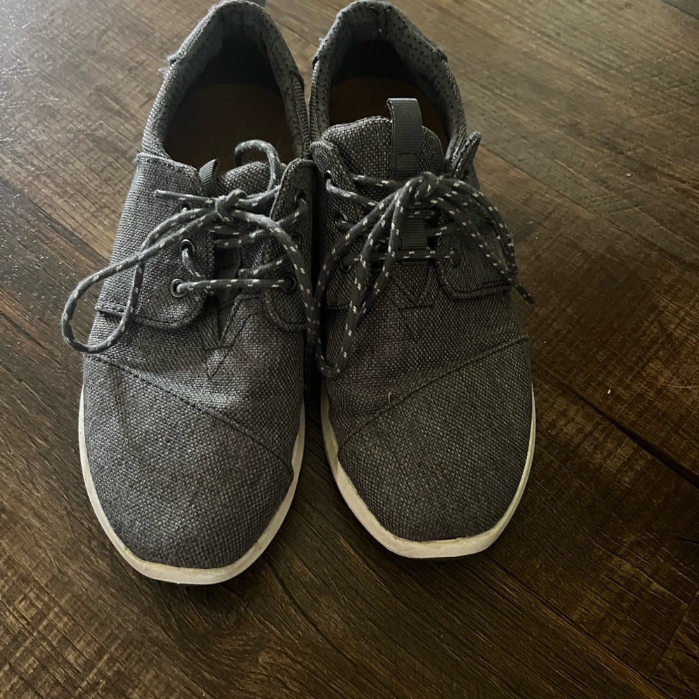 TOMS Charcoal Canvas Sneakers